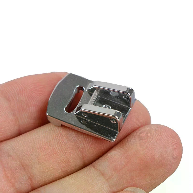 Silver Rolled Hem Presser Foot for Home Sewing Machines Sewing Presser Foot Qme