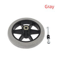 6-Inch Front Wheel Replacement for Manual Wheelchair Wheelchair Caster Wheel Qme Gray
