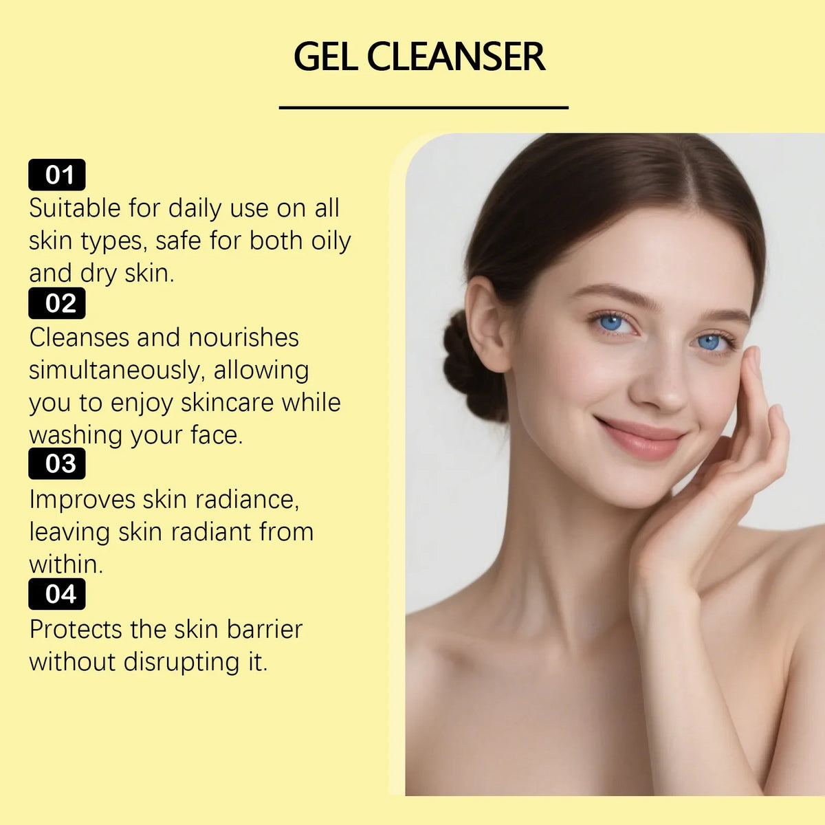 Turmeric Vitamin C Facial Cleanser – Brightening Face Wash Facial Cleanser Qme