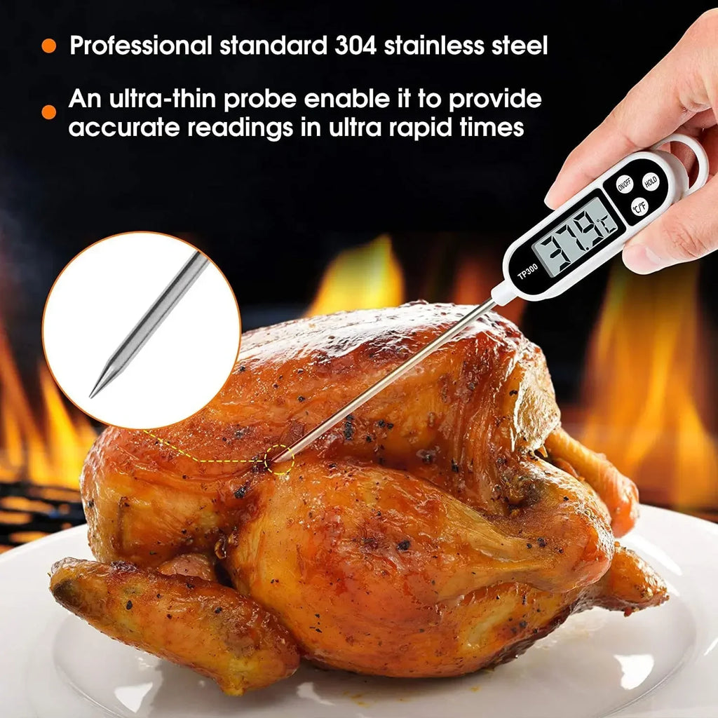 Stainless Steel Probe Food Thermometer Pen – Milk & Cooking Food Thermometer Qme