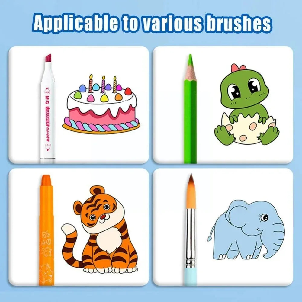 Animal Canvas Kids Coloring Drawing Roll – DIY Art Paper Kids Coloring Paper Roll Qme