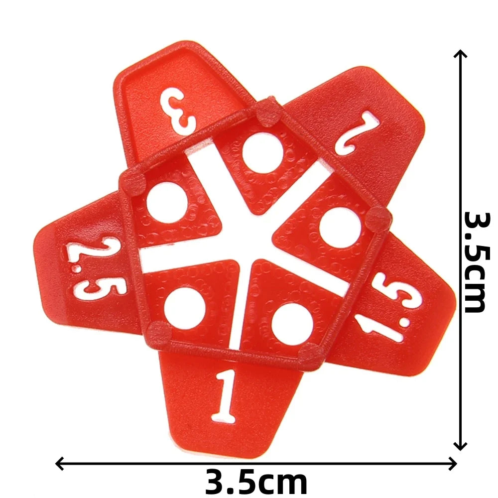 Reusable Plastic Tile Spacer Cross Gap Locator Floor Leveling Tool Tile Spacer Tool Qme