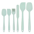 Galavilly 6-Piece Silicone Spatula Set – Non-Stick, Heat Resistant Silicone Spatula Set Qme light green