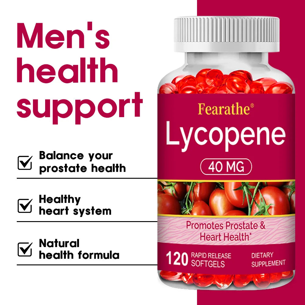 Tecepec Lycopene 40mg – Antioxidant & Immune Capsules Lycopene Supplement Qst