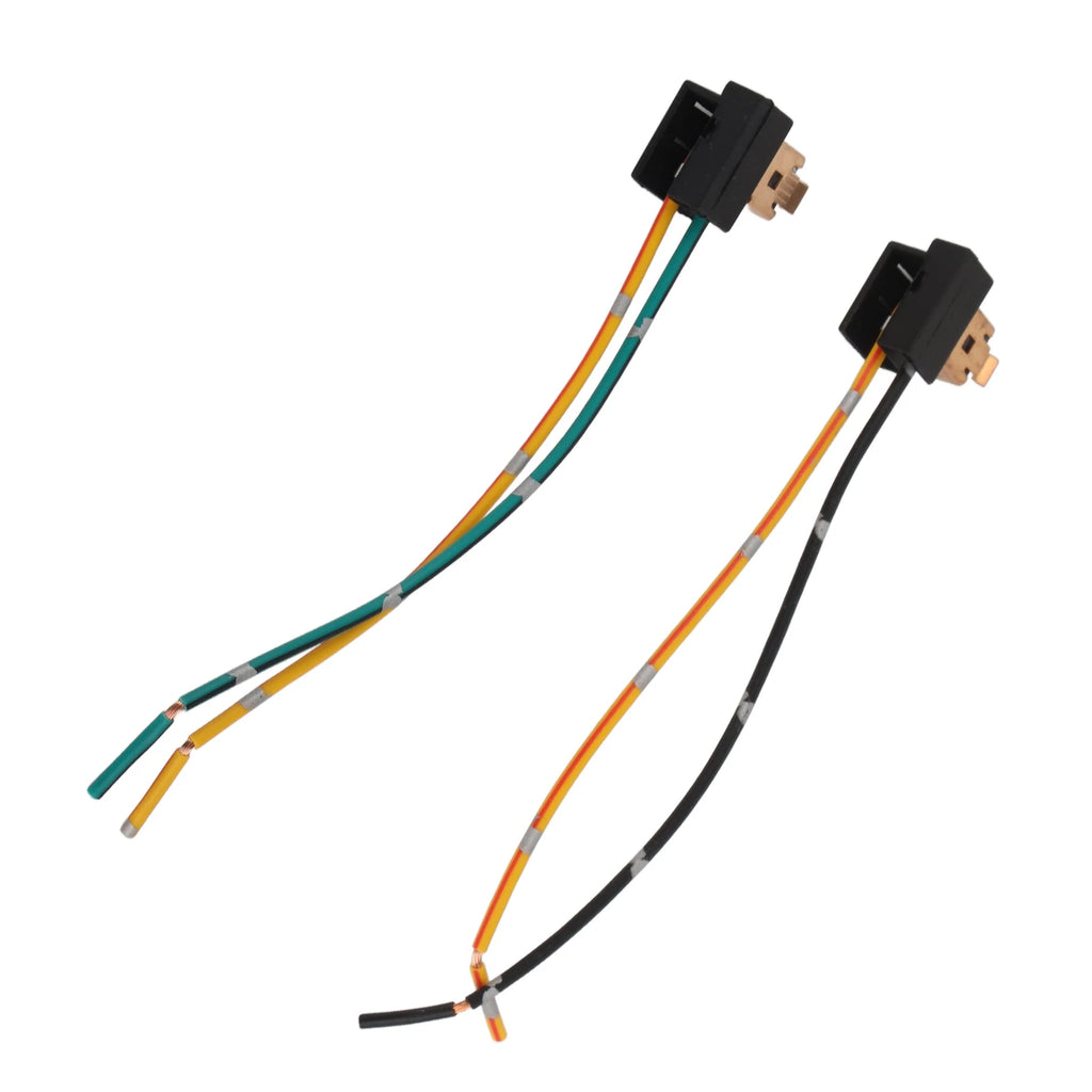 H1 Headlight Bulb Socket Wiring Harness Connector Adapter 2pcs Headlight Socket Adapter Qst