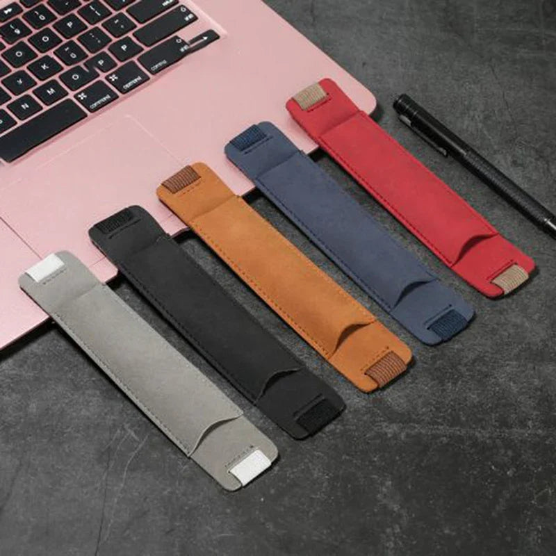 PU Leather Elastic Pen Holder Sleeve for Notebooks | Qme Notebook Pen Sleeve Qme