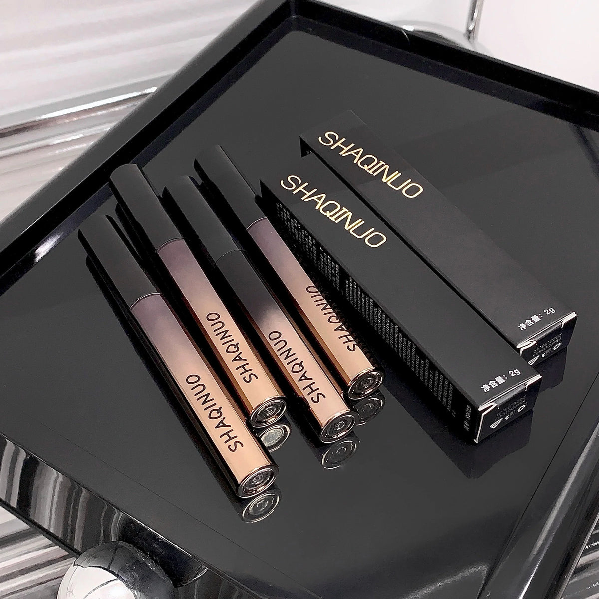 SHAQINUO Tinted Brow Gel – Long-Lasting & Smudge-Proof Tinted Brow Gel Qme