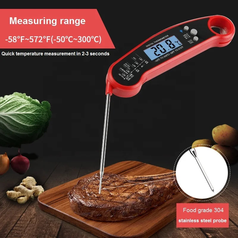Instant Read Digital Waterproof Kitchen Food Thermometer Kitchen Thermometer Qst