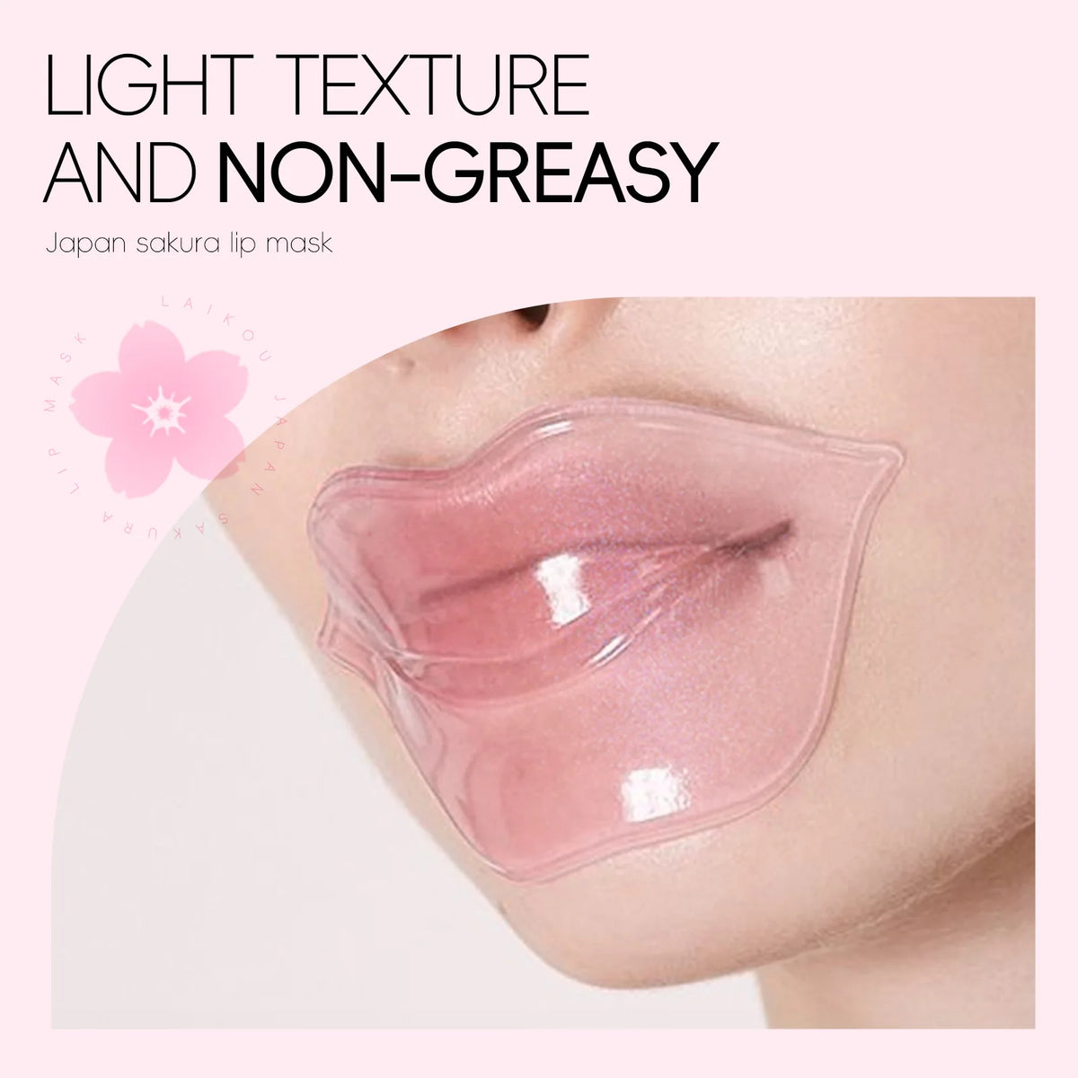 Sakura Hydrating Lip Mask – Exfoliating & Moisturizing K-Beauty Lip Mask Treatment Qst