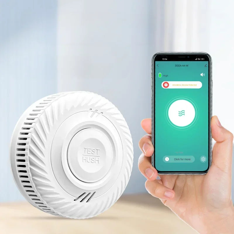 10-Year Battery Photoelectric Smoke Detector – Home & Commercial Smoke Detector Qme S100B-CR-WR8