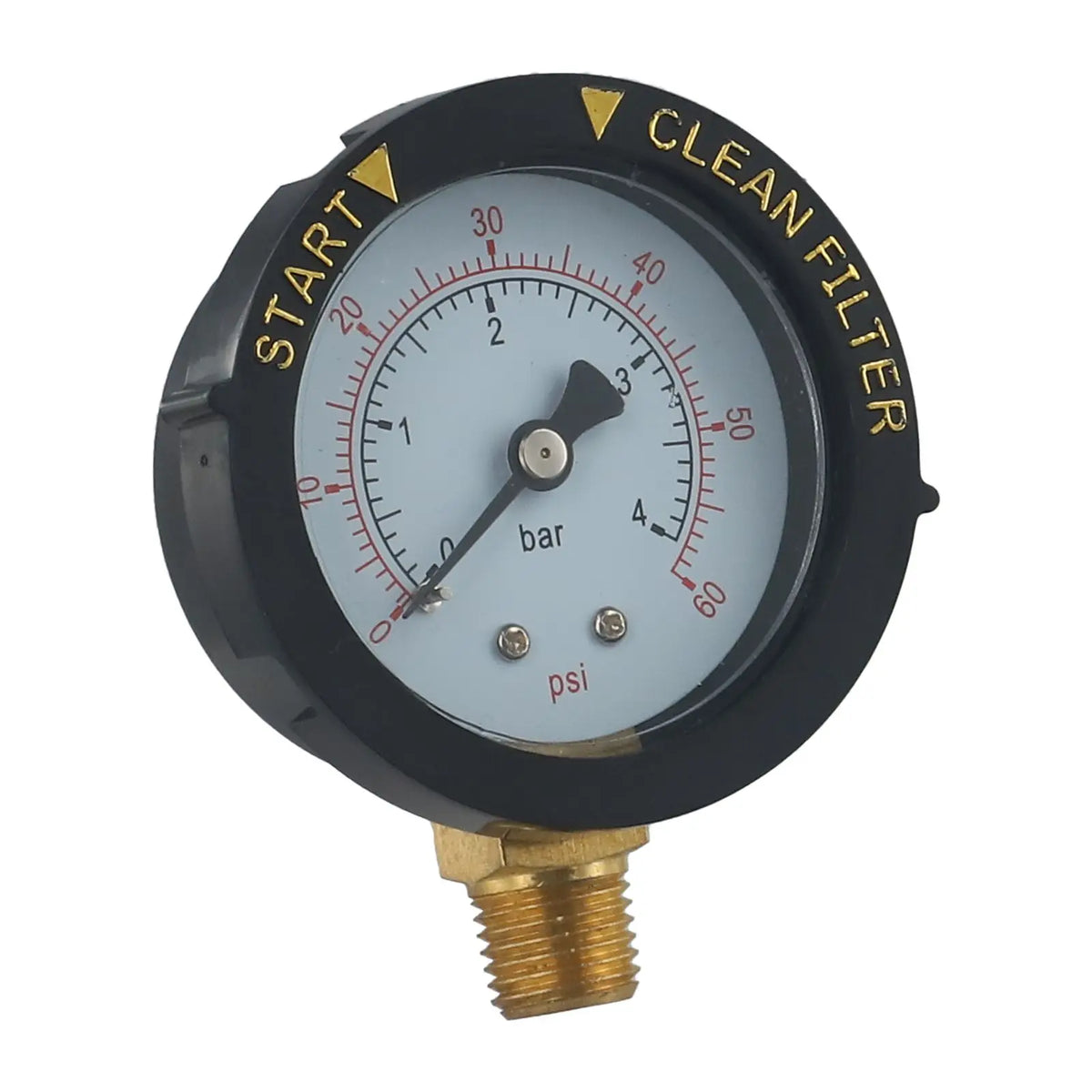 0-60 PSI Water Pressure Gauge – Pool, Spa & Aquarium Filter Water Pressure Gauge Qme