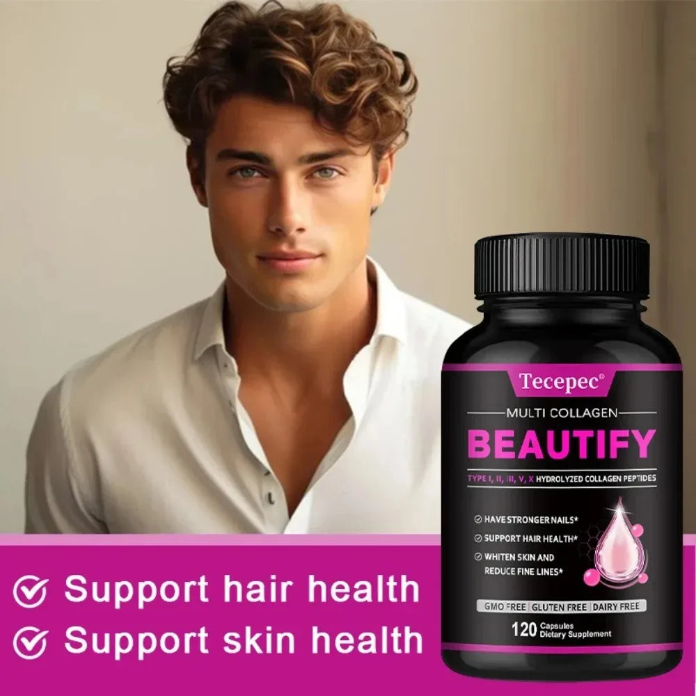 ZENVITALIZE Collagen 1500mg Capsules – GMO & Gluten Free Collagen Supplement Qst