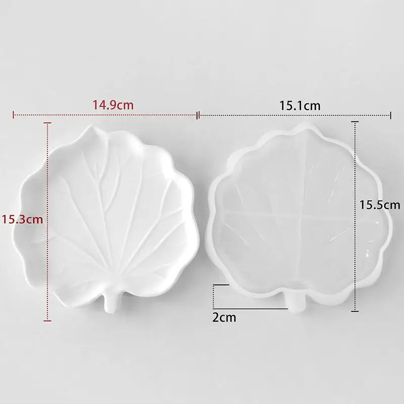 Leaf Silicone Mold – Non-Stick Reusable Mould for Resin & Gypsum Silicone Craft Mold Qst caltrop flower A4