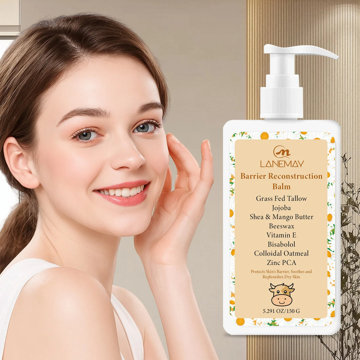 Lanemay Barrier Reconstruction Balm – Deep Moisturizing Cream Moisturizing Body Balm Qst