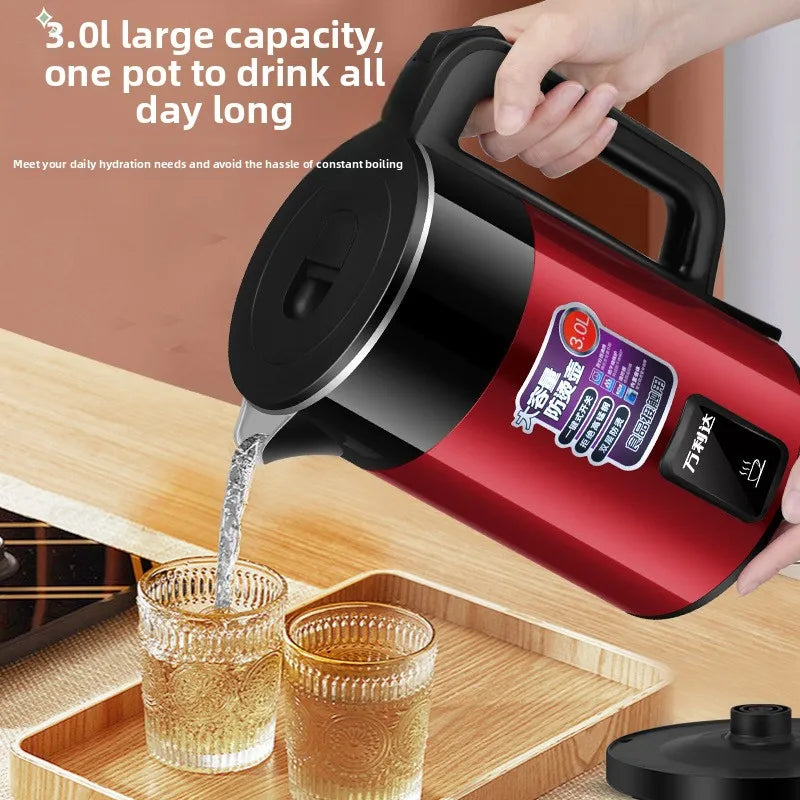 HAOYUNMA 3L 1500W Electric Kettle – Fast Boil & Auto Shut-Off Electric Kettle Qst