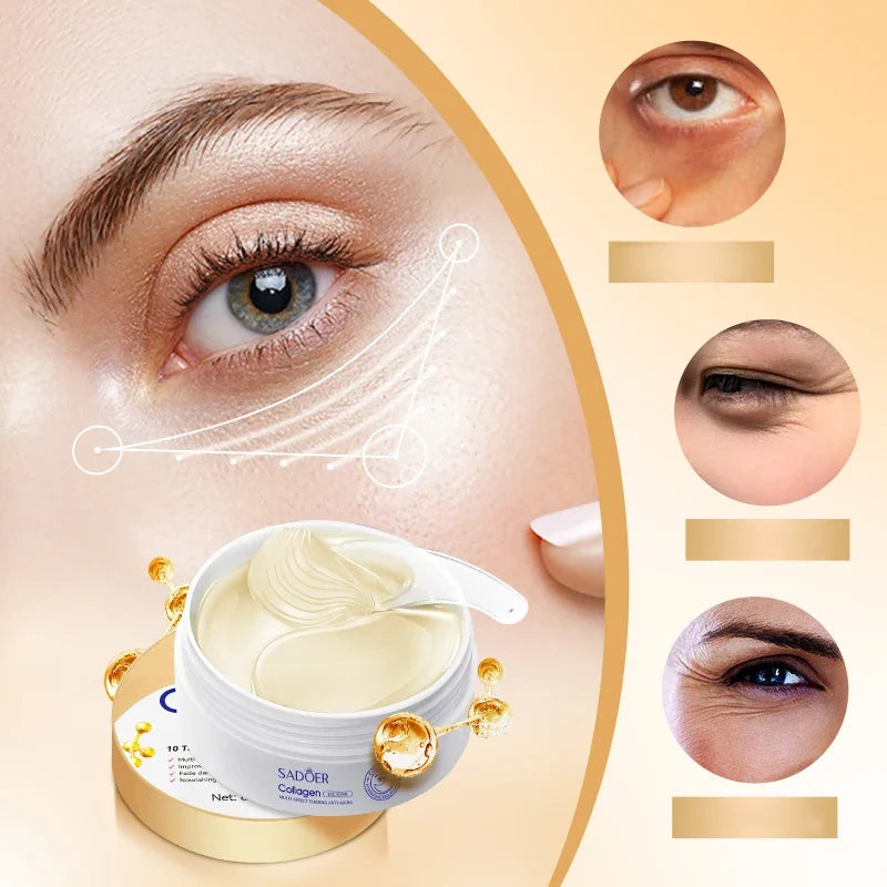 Collagen Eye Mask – Deep Moisturizing & Firming Eye Care Collagen Eye Mask Qme