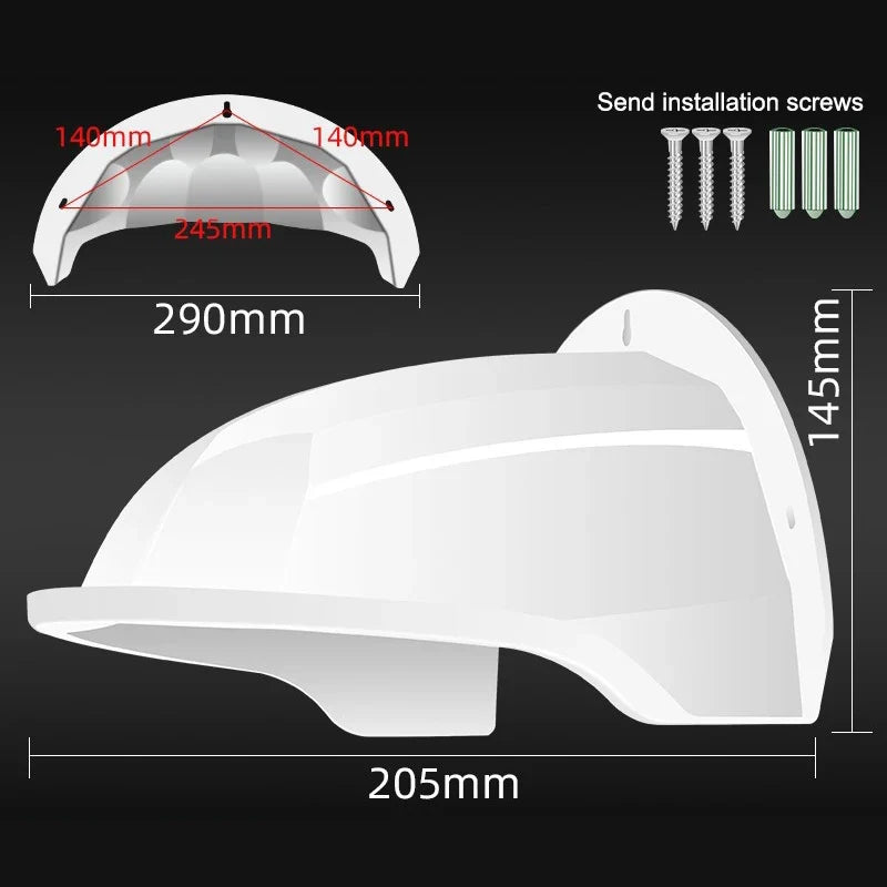 Sun & Rain Shade Cover for Nest Ring Arlo Dome Bullet Camera Camera Weather Shield Qme white