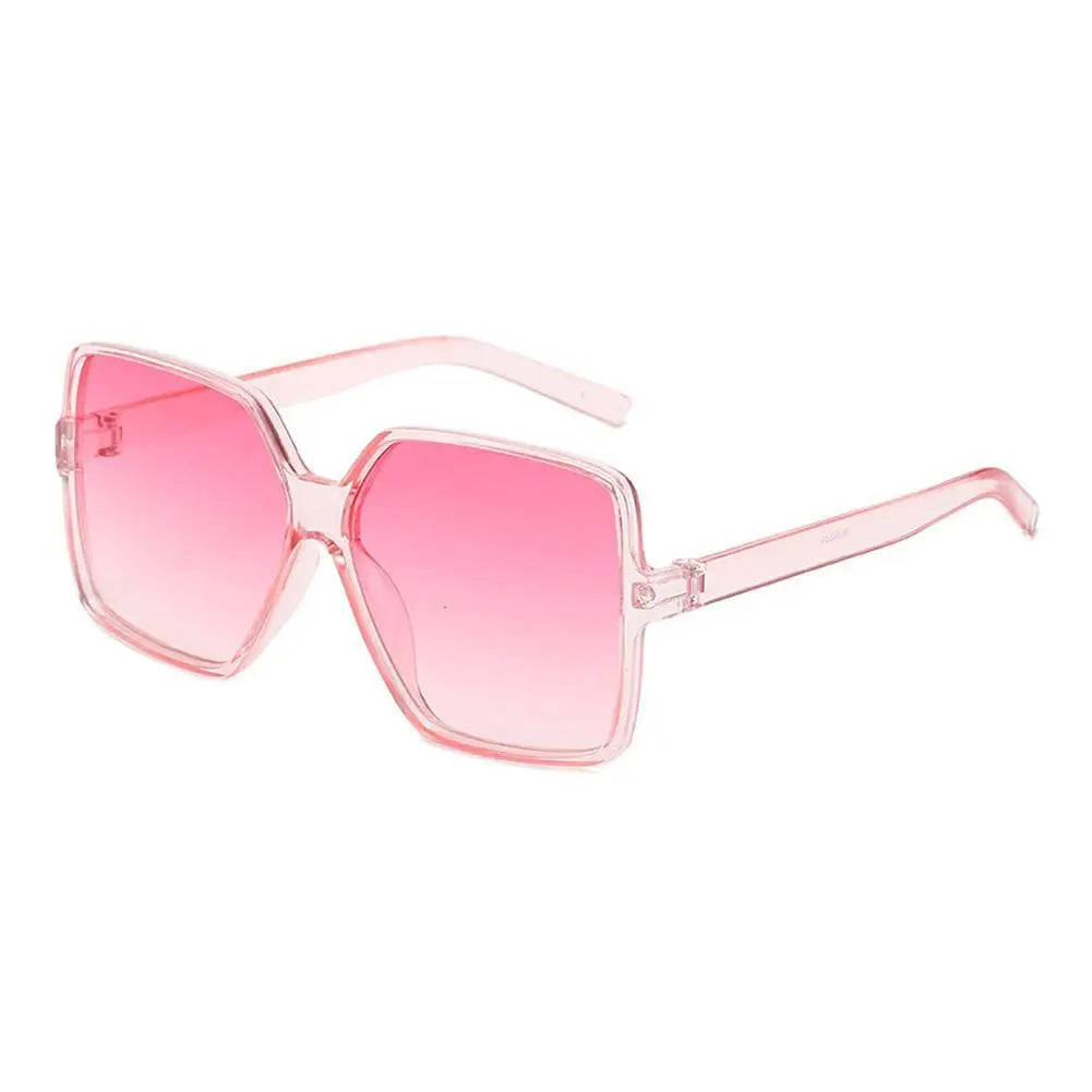 Vintage Square Sunglasses – Big Frame Unisex Retro Shades Retro Sunglasses Qme D