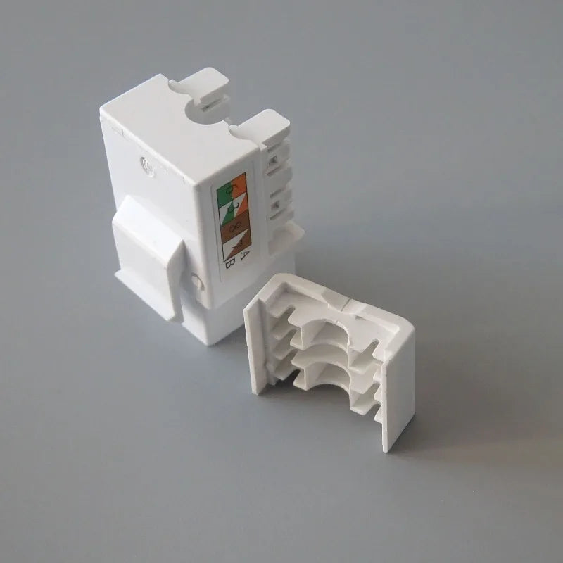 CAT6 RJ45 Crimping Module Connector Covers 10-Pack Network Connector Cover Qme