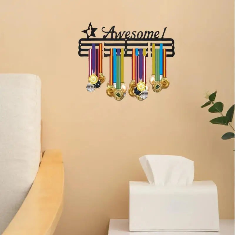 Marathon Medal Hanger Rack | Sports Display Organizer Medal Display Rack Qme