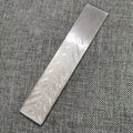 Damascus Steel Billet 160×30×3mm – DIY Knife Making Blank Damascus Steel Billet Qst feather pattern