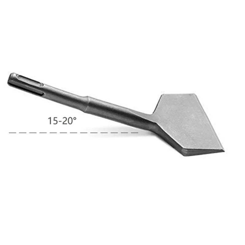 Wide Angled Heavy Duty Electric Hammer Chisel for Tile Hammer Chisel Bit Qme silver
