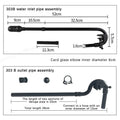 Aquarium Rain Spray Bar Canister Filter Outflow Pipe Kit Aquarium Filter Accessory Qme 303B Set