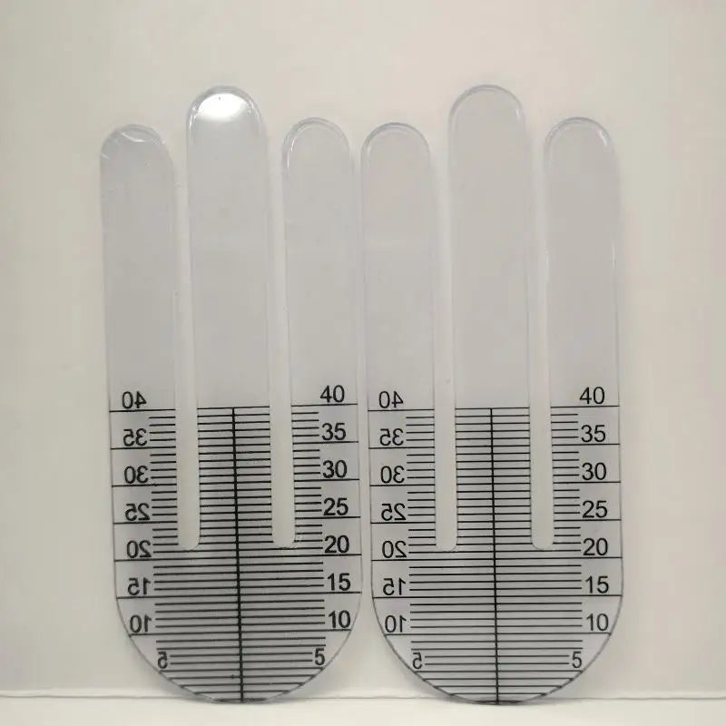 Optical Pupil Height Ruler PH Meter Optometry Tool (1 Pair) Optometry Measuring Tool Qme