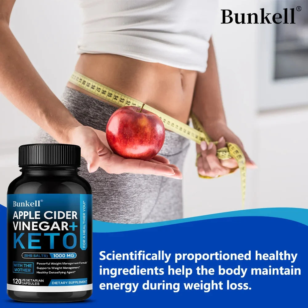 Apple Cider Vinegar Keto Capsules – Metabolism & Digestive Support Dietary Supplement Qst