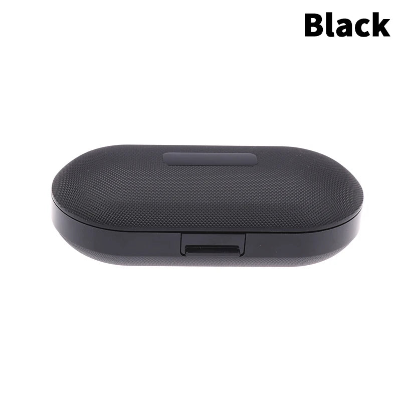 Hearing Aid Hard Case – Portable Waterproof Storage Box Hearing Aid Case Qst Black