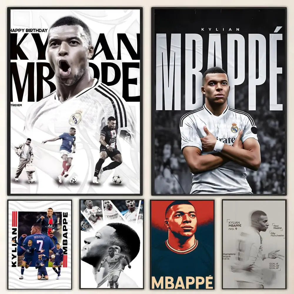 HD Football Canvas Poster – Waterproof Wall Art for Home Decor Canvas Wall Poster Qst
