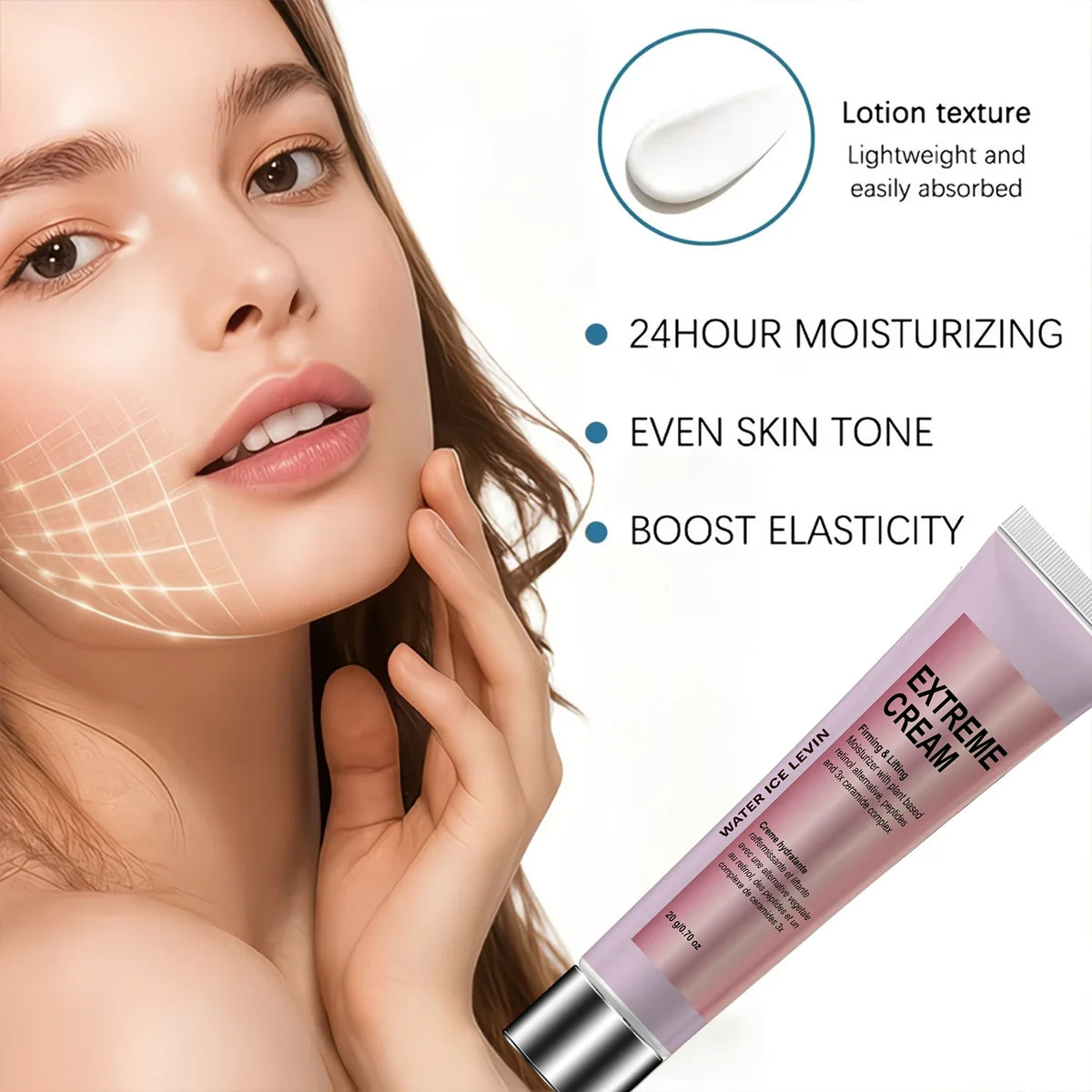 Retinol Collagen Face Cream – Bee Venom & 3x Ceramide Face Firming Cream Qme