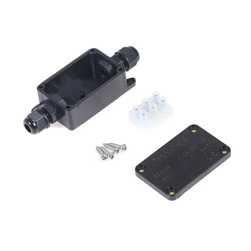 IP66 Waterproof 2-Way Outdoor Cable Junction Box Terminal Cable Junction Box Qme