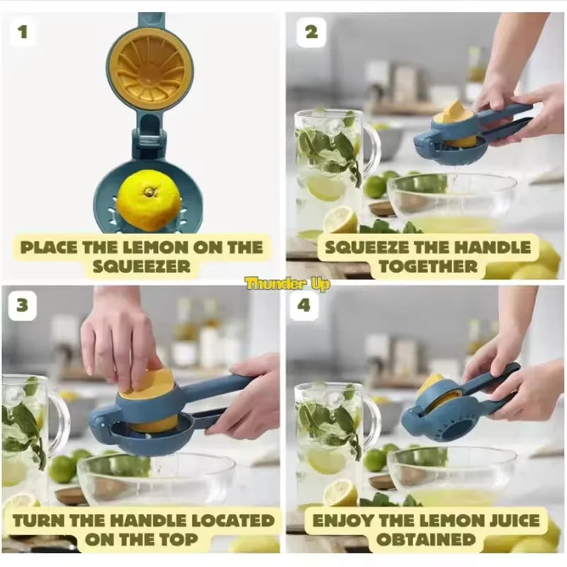 Manual Hand Juicer – Lemon, Lime & Orange Citrus Squeezer Manual Citrus Juicer Qst