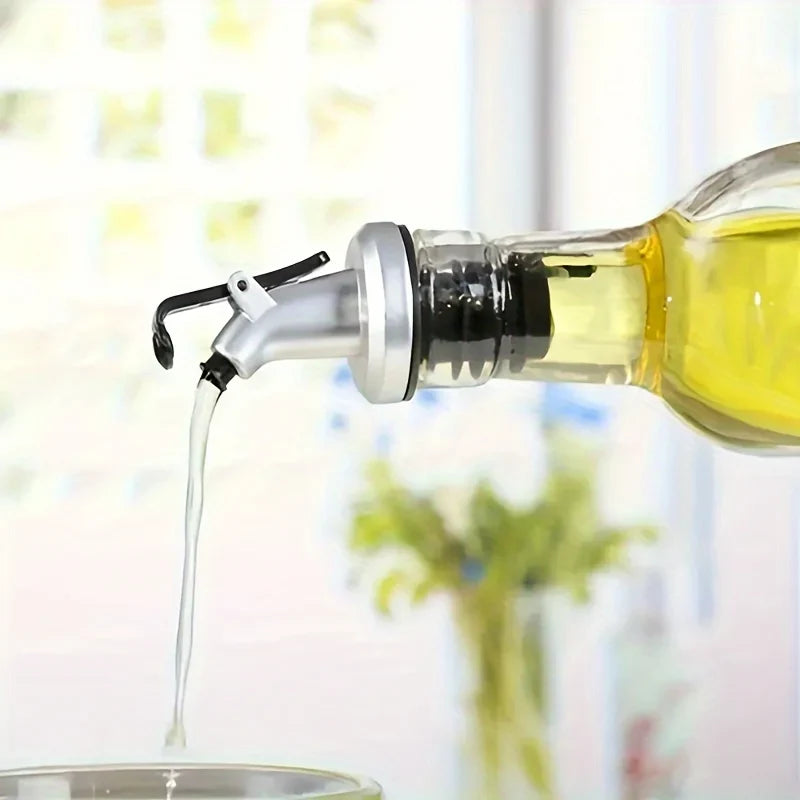 Leak-Proof Oil Pourer Spout Cap | ABS, Fits Oil & Sauce Bottles Oil Pourer Spout Qme