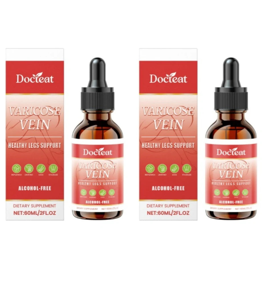 Docteat Immune Support Drops – Vitamin C, D3, Zinc & Elderberry 60ml Liquid Supplement Drops Qst 120 ml(Pack of 2)