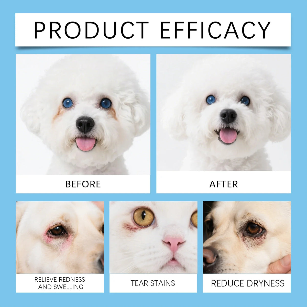 Yegbong Pet Tear Stain Removal Pen for Cats & Dogs Pet Eye Cleaner Qme
