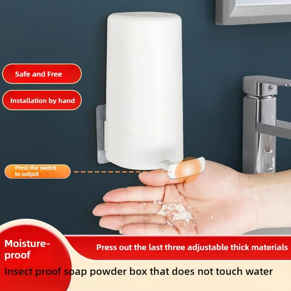 Wall-Mount Bar Soap Dispenser & Grinder Soapbox Dish Soap Grinder Dispenser Qme