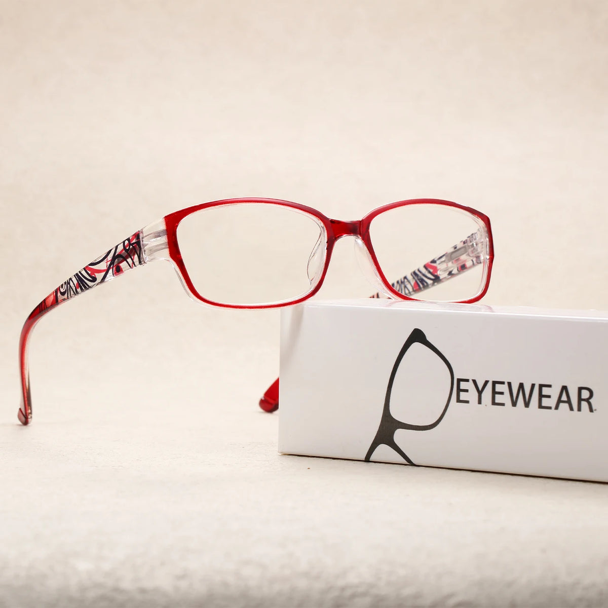 VOPHA Anti Blue Light Reading Glasses – Unisex Printed Acetate Reading Glasses Qst