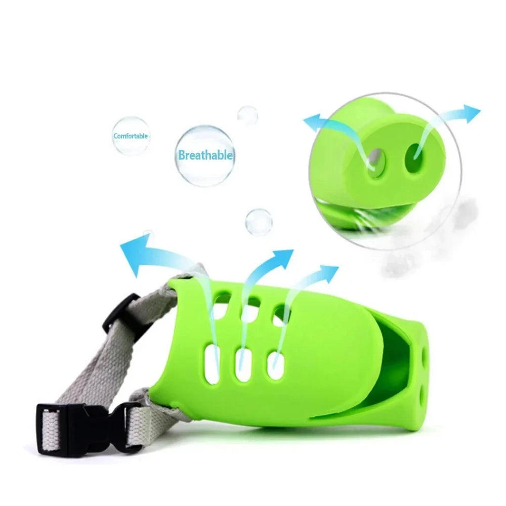 Pig Nose Dog Muzzle – Cute Anti-Bite Breathable Puppy Mask Dog Muzzle Qme