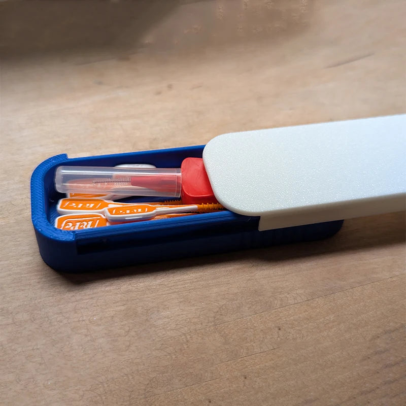 Mini Sliding Cotton Swab Storage Box – Portable Travel Case Swab Storage Case Qst