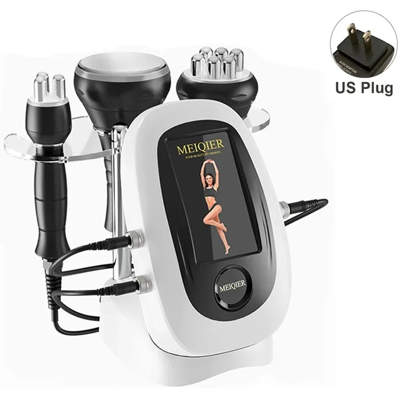 80K Cavitation RF Ultrasonic Body Slimming Machine – 3-in-1 Body Slimming Machine Qst US Plug