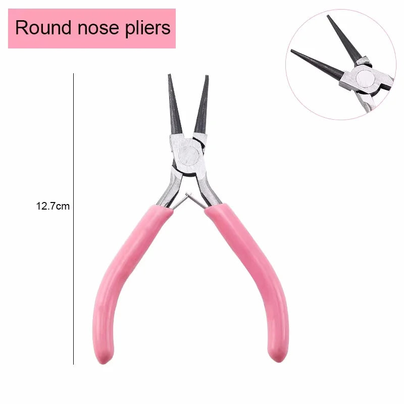 Jewelry Pliers Set – Needle, Chain Nose & Wire Cutter Jewelry Pliers Set Qme Round nose pliers