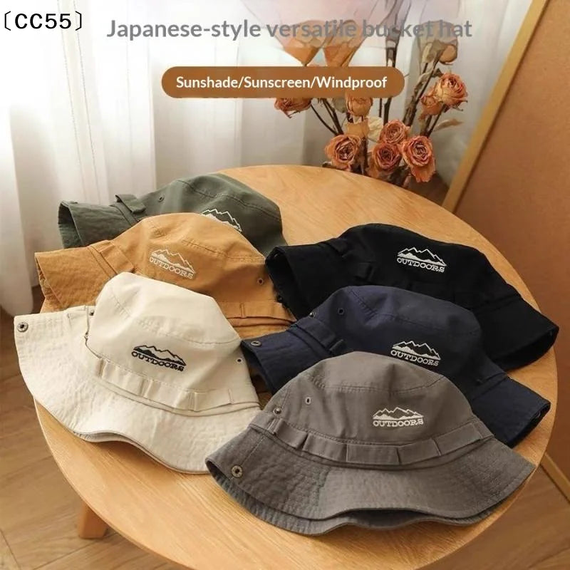 Wide Brim Fisherman Hat – Sun Hat for Hiking, Camping & Cycling Outdoor Sun Hat Qst