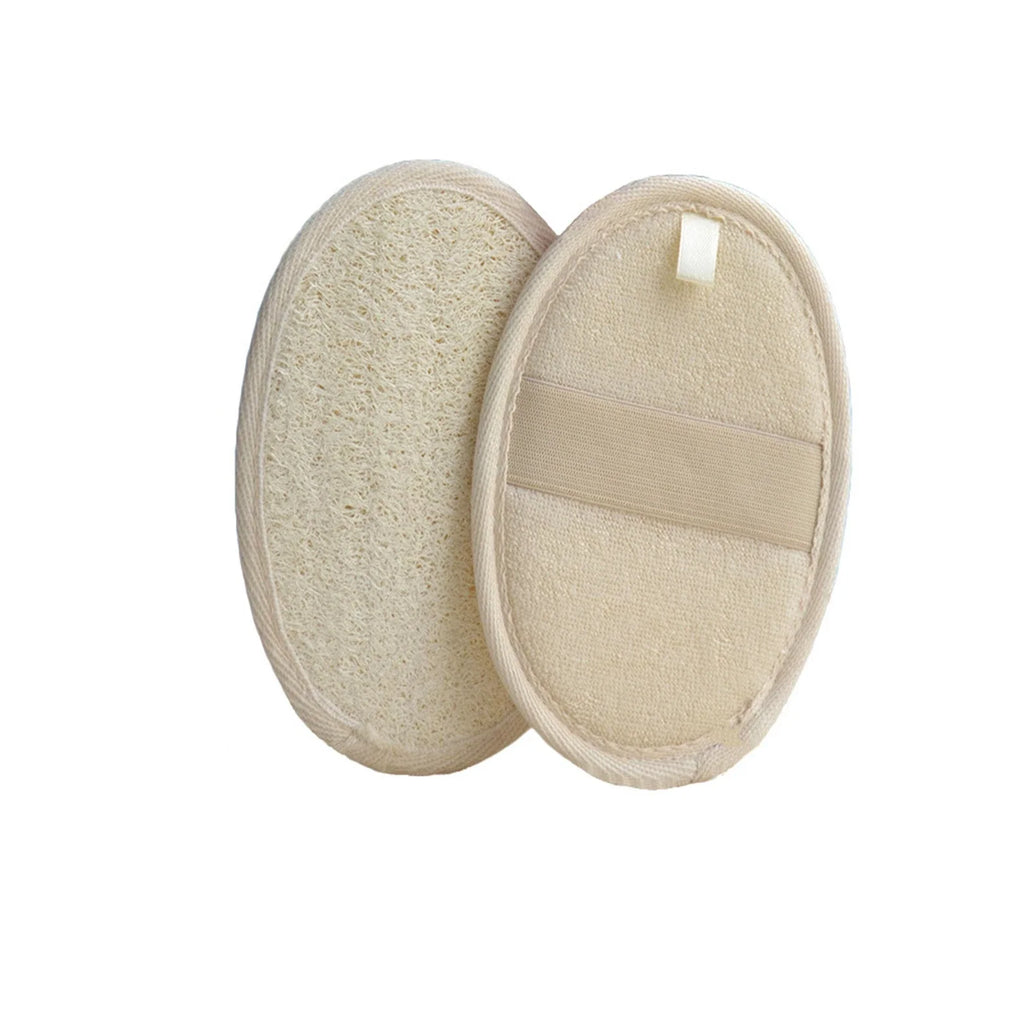 Natural Loofah Exfoliating Scrub Gloves – Bath & Spa Sponge Exfoliating Bath Gloves Qme B