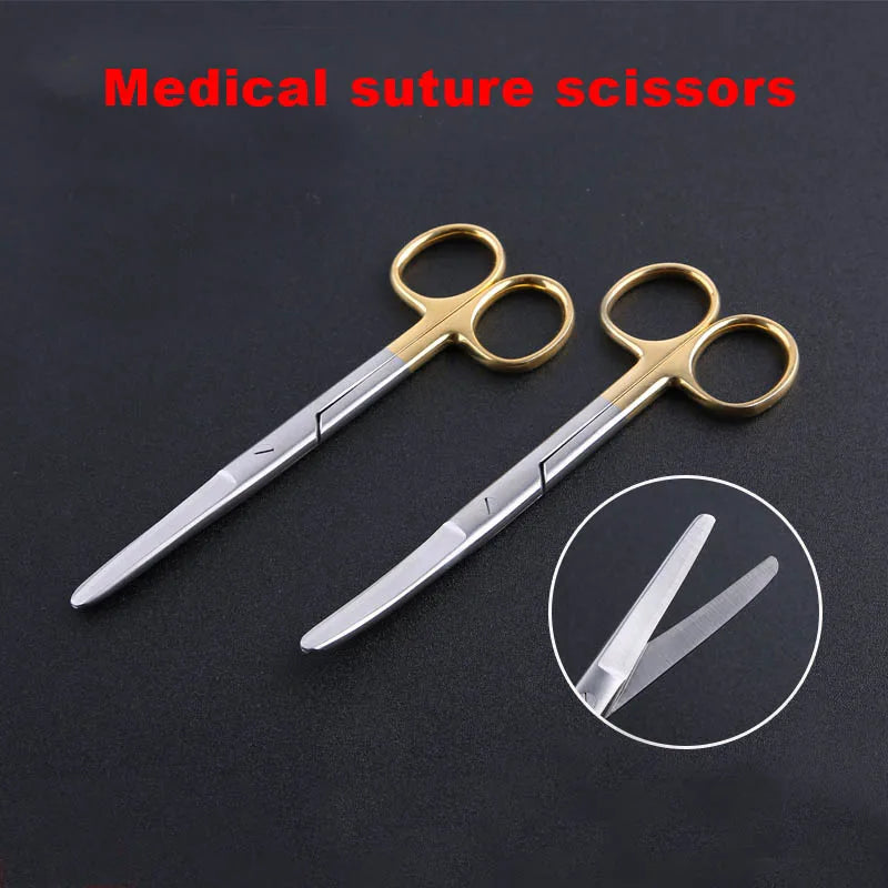 Stainless Steel Precision Scissors – Straight & Curved Blades Precision Scissors Qme