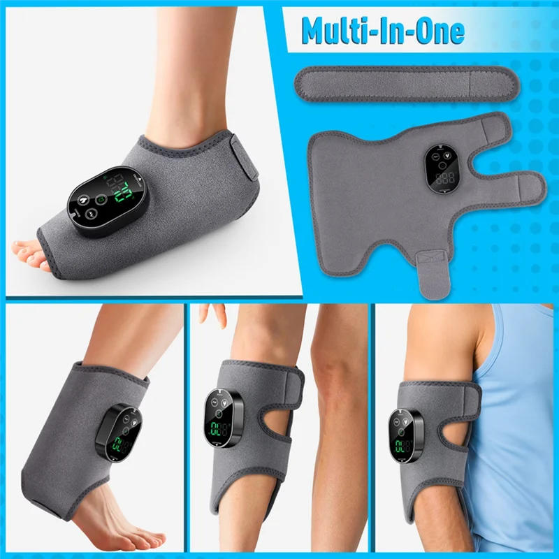 MiLESEEY B15C Foot & Ankle Massager with Heat & Vibration Foot & Ankle Massager Qst
