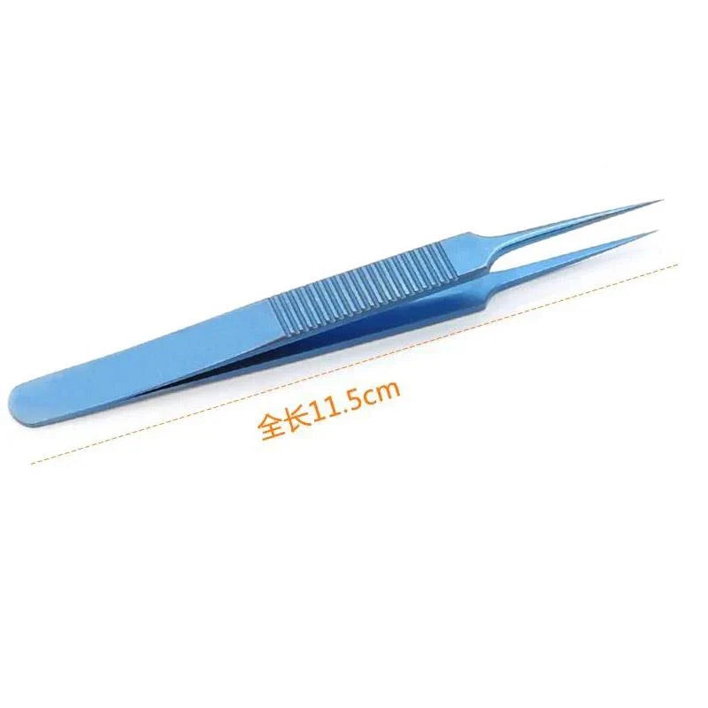 Titanium FUE Hair Implanter Forceps Tweezer – 3 Colors Precision Cosmetic Forceps Qme