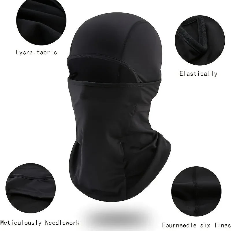 Breathable Neck Gaiter Helmet Mask – Skiing & Cycling Neck Gaiter Mask Qme