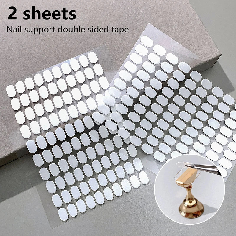 Double-Sided Nail Adhesive Tape | False Nail Display Stands Nail Art Adhesive Qme